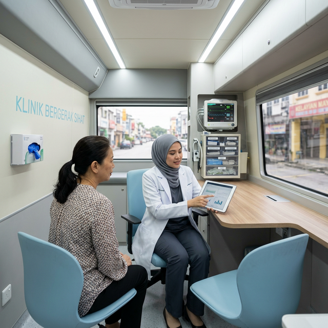 Medical Consultation Inside Mobile Unit